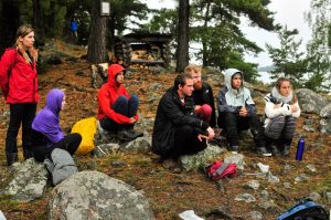 YIP 9 participants on a hike
