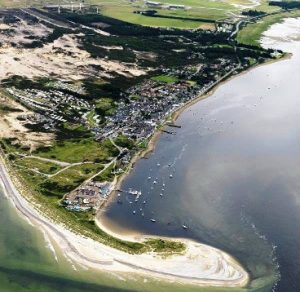 Aerial View of Scottish Coast